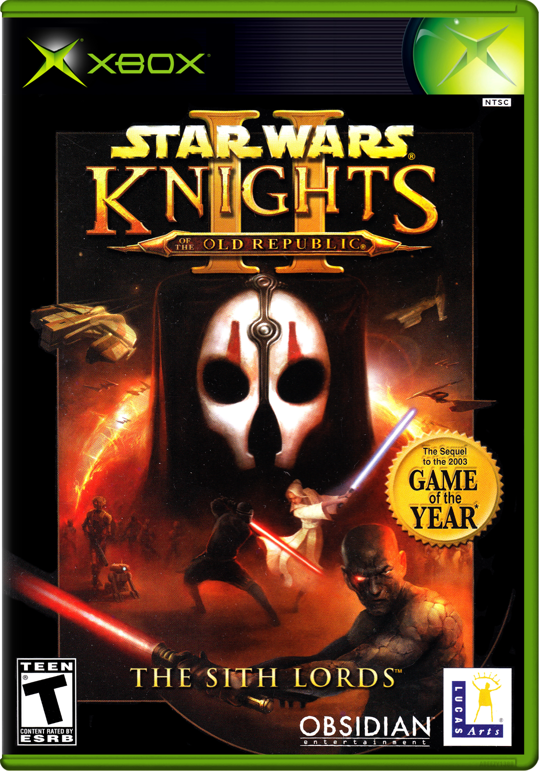 Star Wars Knights Of The Old Republic Ii The Sith Lords Xbox Print Poster