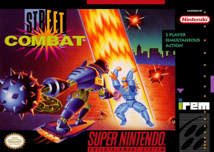 Street Combat (Usa) Snes Print Poster
