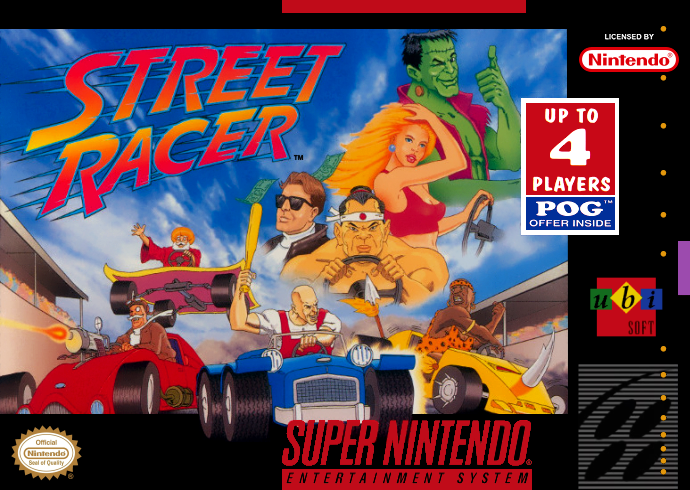 Street Racer (Usa) Snes Print Poster
