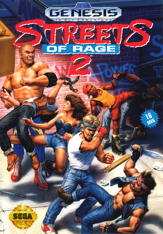 Streets Of Rage 2 (Usa) Genesis Print Poster