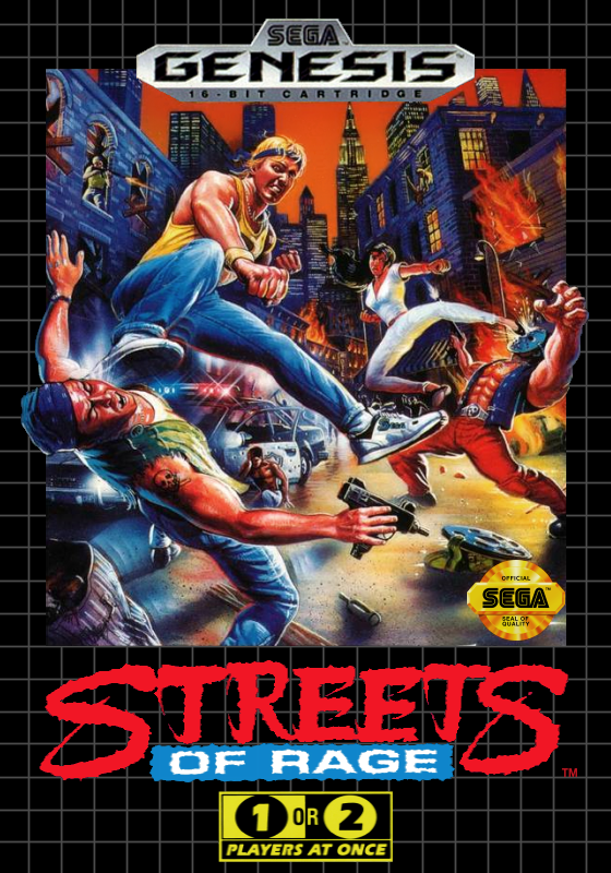 Streets Of Rage (Usa) Genesis Print Poster