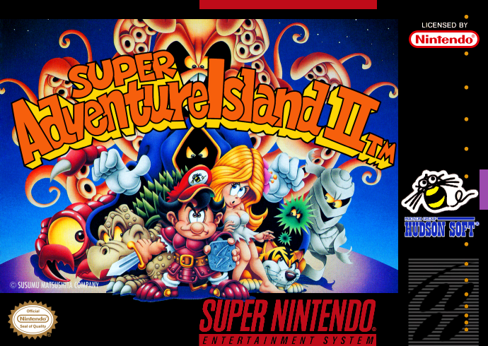 Super Adventure Island Ii (Usa) Snes Print Poster