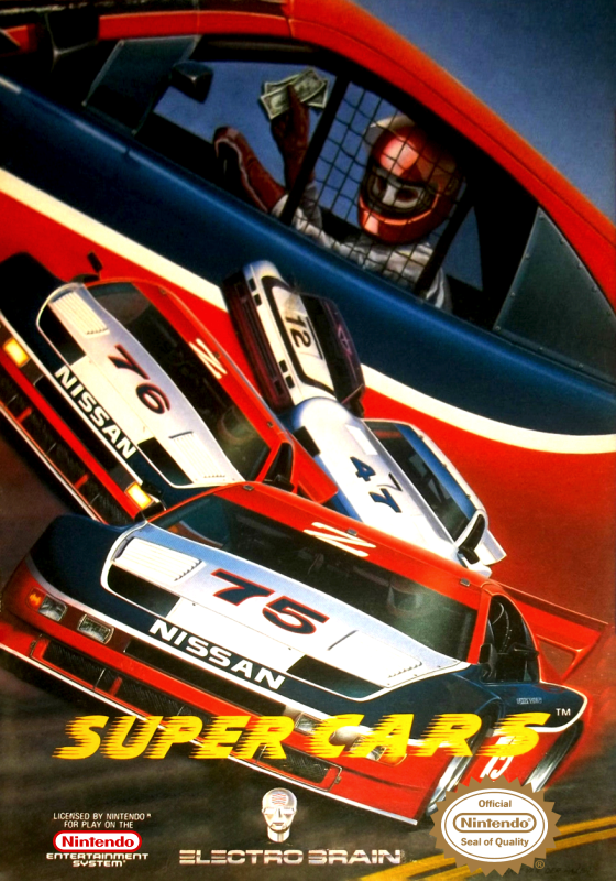 Super Cars (Usa) (Inaccurate To Original) Nes Print Poster