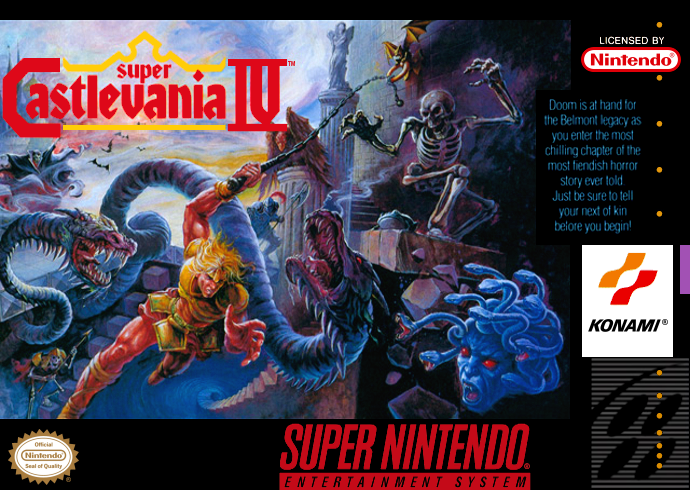 Super Castlevania Iv (Usa) Snes Print Poster