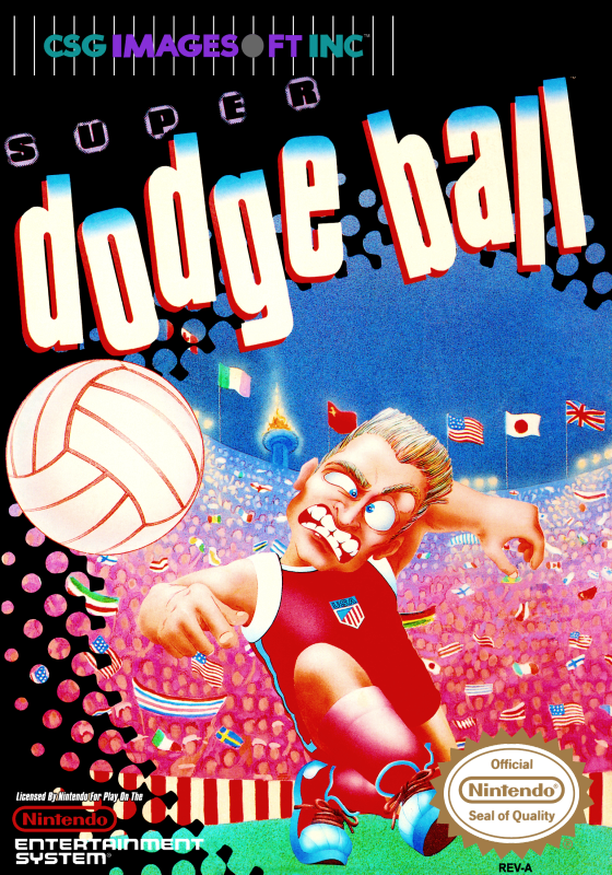 Super Dodge Ball (Usa) Nes Print Poster