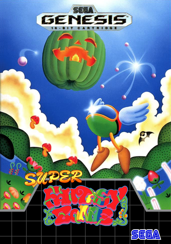Super Fantasy Zone (Usa, Genesis Mini) Genesis Print Poster
