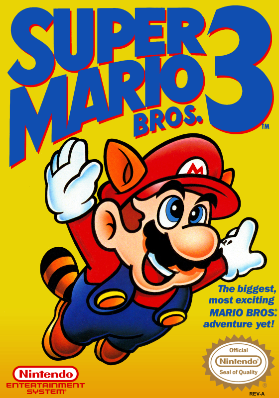 Super Mario Bros. 3 (Usa) Nes Print Poster