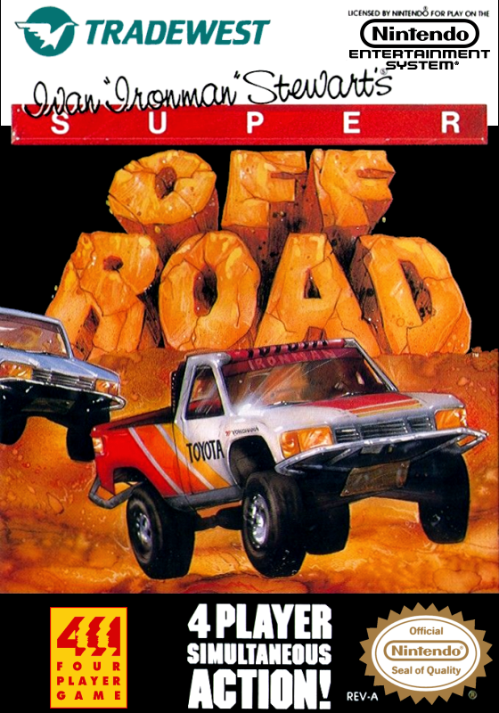 Super Off Road (Usa) (Bordered For Nes Classic Use) Nes Print Poster