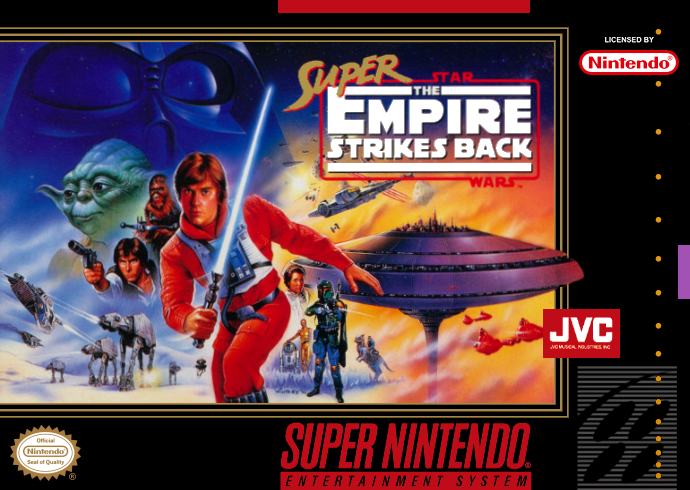 Super Star Wars Ii The Empire Strikes Back (Usa) Snes Print Poster