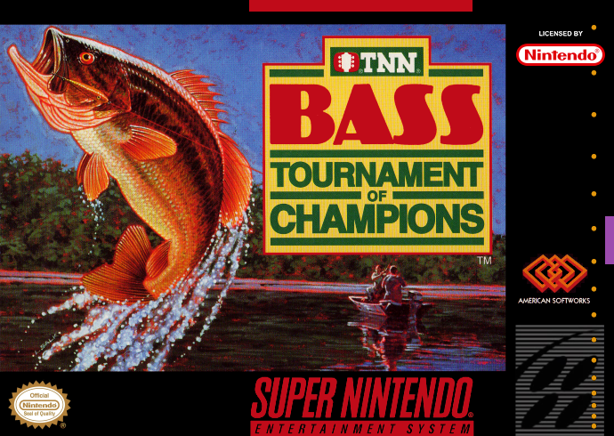 Tnn Bass Tournament Of Champions (Usa) Snes Print Poster