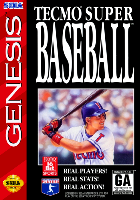 Tecmo Super Baseball (Usa) Genesis Print Poster
