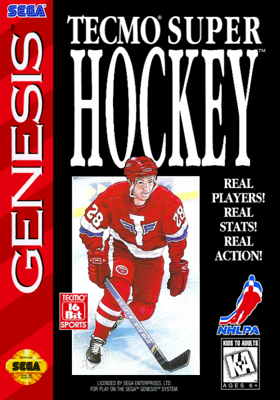Tecmo Super Hockey (Usa) Genesis Print Poster