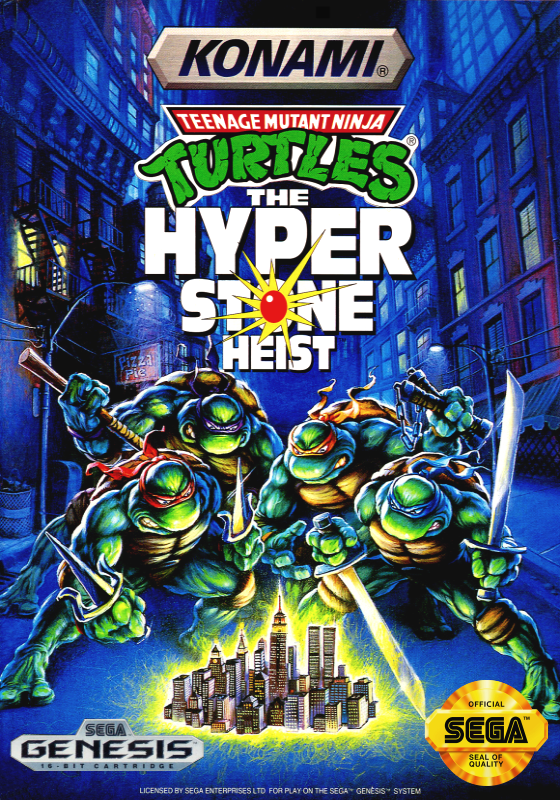 Teenage Mutant Ninja Turtles The Hyperstone Heist (Usa) Genesis Print Poster