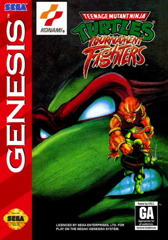 Teenage Mutant Ninja Turtles Tournament Fighters (Usa) Genesis Print Poster