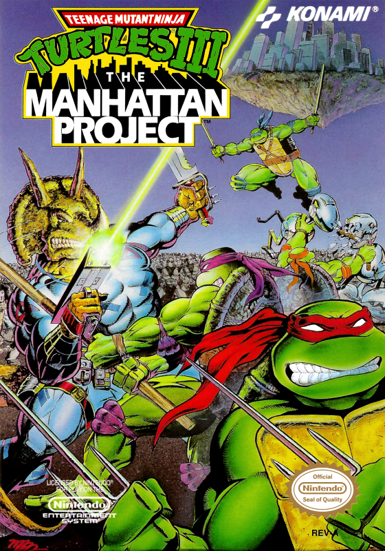 Teenage Mutant Ninja Turtles Iii (Usa) Nes Print Poster