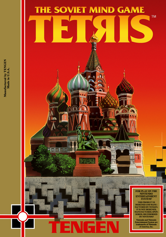 Tetris (Usa) (Tengen Unlicensed) Nes Print Poster