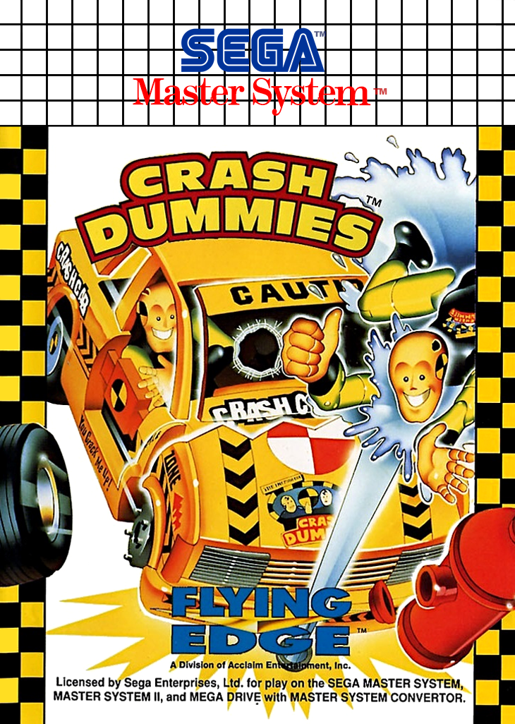 The Incredible Crash Dummies Sega Master System Print Poster