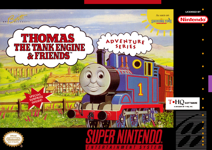 Thomas The Tank Engine & Friends (Usa) Snes Print Poster