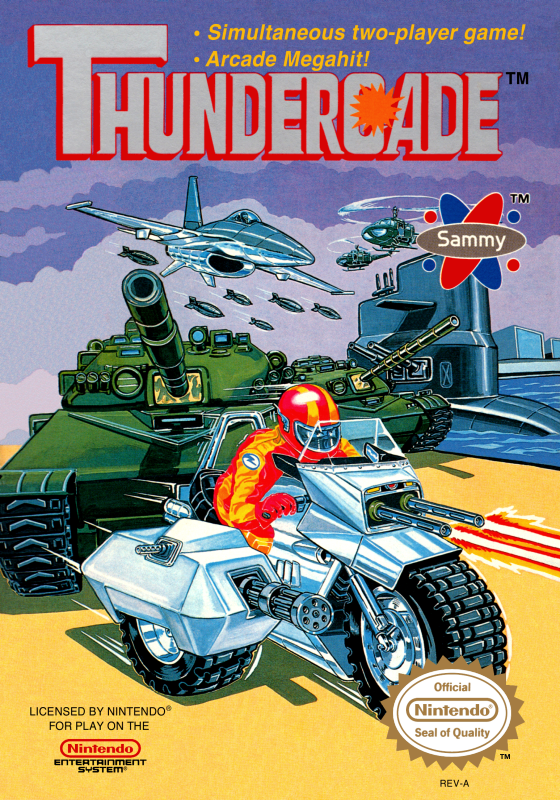 Thundercade (Usa) Nes Print Poster