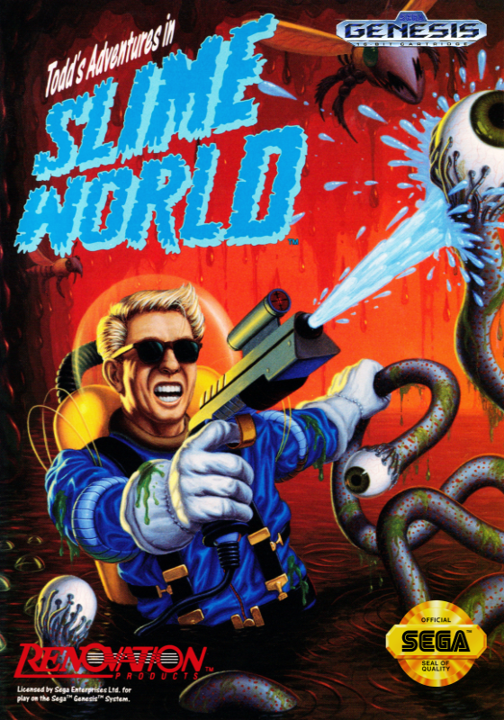 Todd S Adventures In Slime World (Usa) Genesis Print Poster