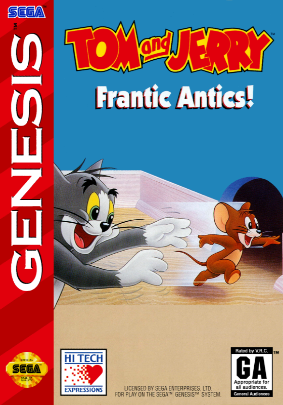 Tom And Jerry Frantic Antics! (Usa) Genesis Print Poster