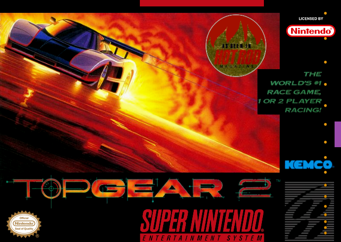 Top Gear 2 (Usa) Snes Print Poster