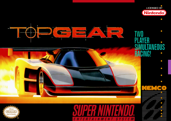 Top Gear (Usa) Snes Print Poster