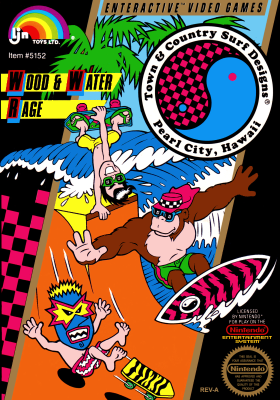 Town & Country Surf Designs Wood & Water Rage (Usa) Nes Print Poster