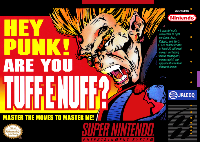 Tuff E Nuff (Usa) Snes Print Poster