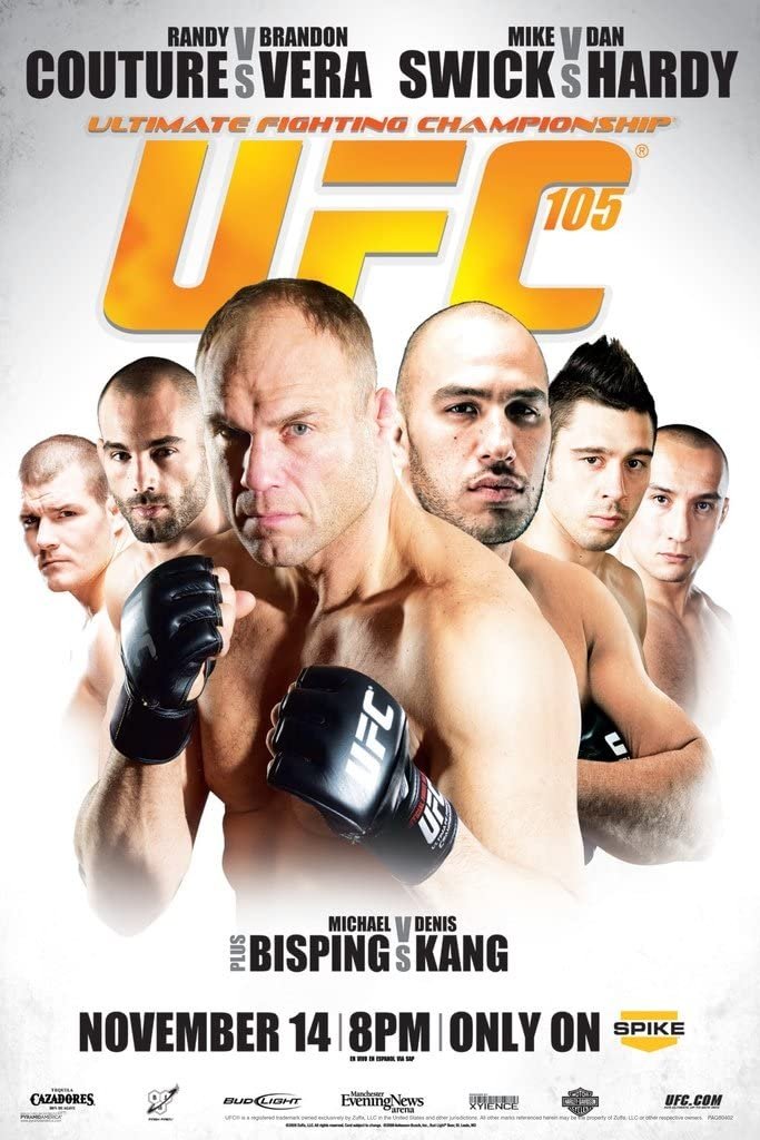 UFC 105 Couture Vs. Vera Poster Print