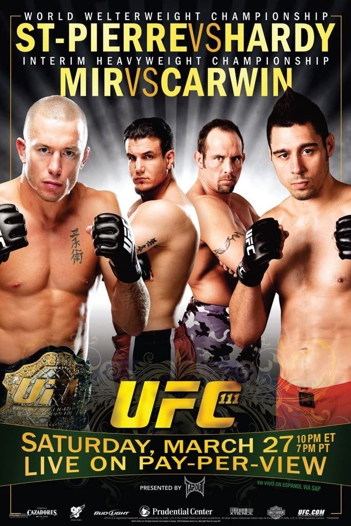UFC 111 St Pierre Vs. Hardy Poster Print