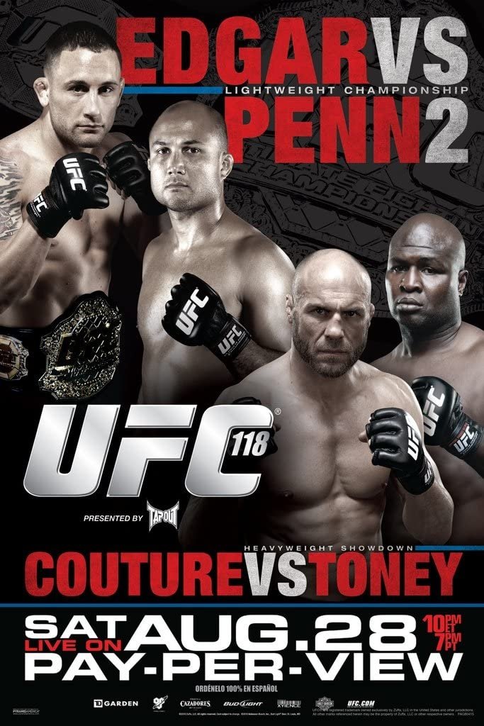 UFC 118 Edgar Vs. Penn 2 Poster Print