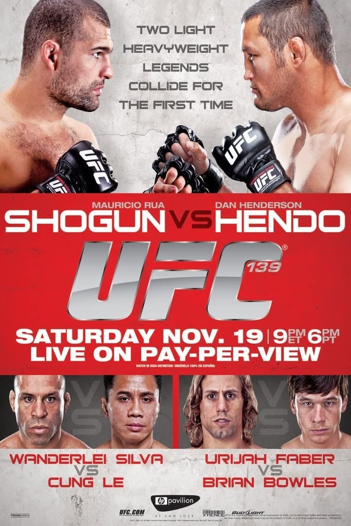 UFC 139 Shogun Vs. Henderson Poster Print