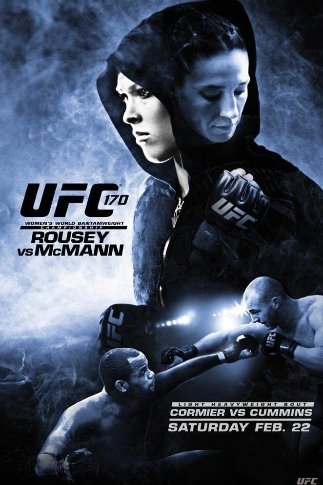 UFC 170 Rousey Vs. Mcmann Poster Print
