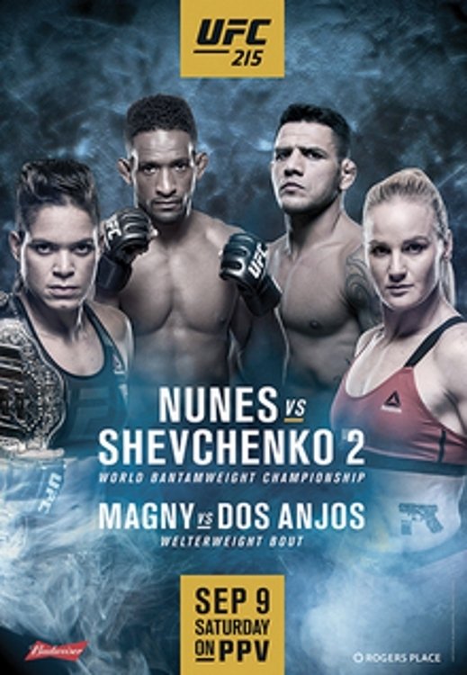 UFC 215 Nunes Vs. Shevchenko 2 Poster Print