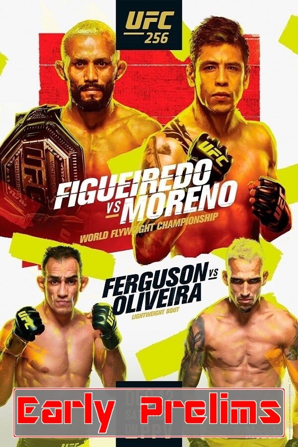 UFC 256 Figueiredo Vs. Moreno Early Prelims Poster Print