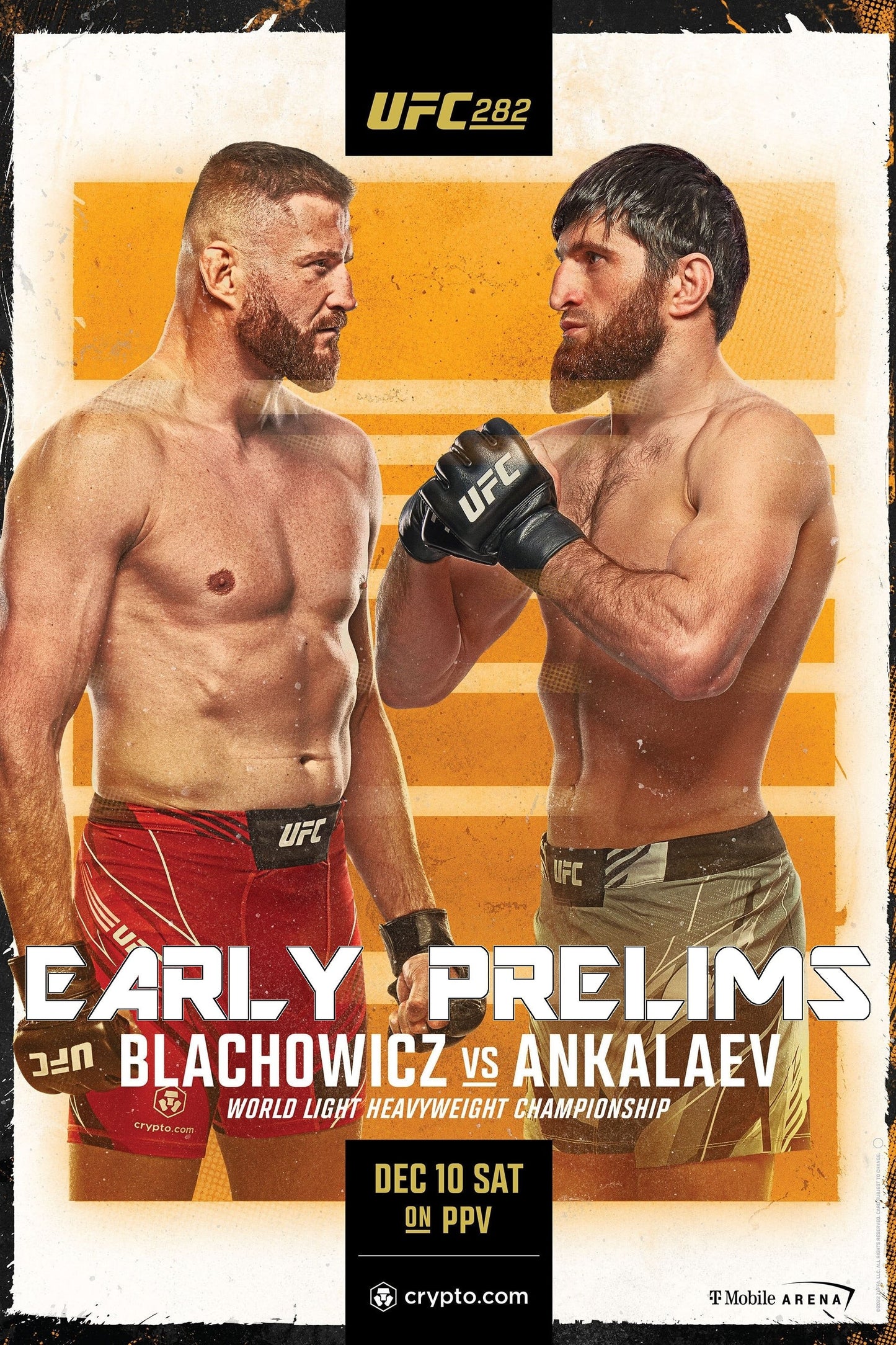 UFC 282 Blachowicz Vs. Ankalaev Early Prelims Poster Print