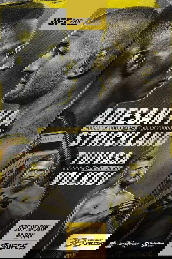 UFC 293 Countdown Poster Print