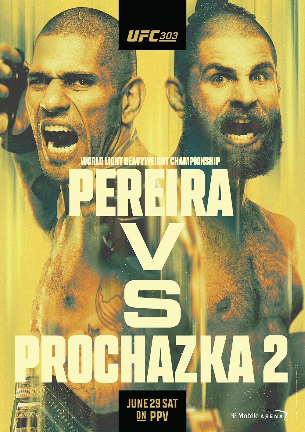 UFC 303 Pereira Vs. Prochazka 2 Poster Print