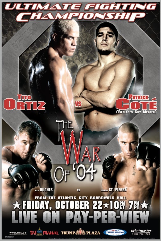 UFC 50 The War Of 04 Poster Print