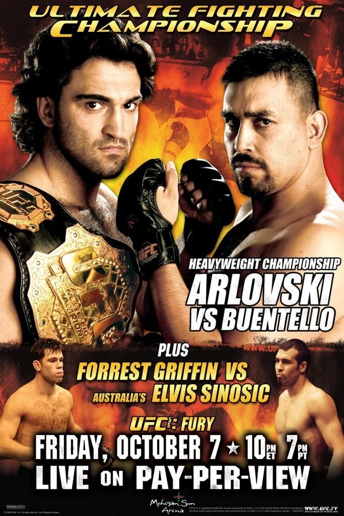 UFC 55 Fury Poster Print