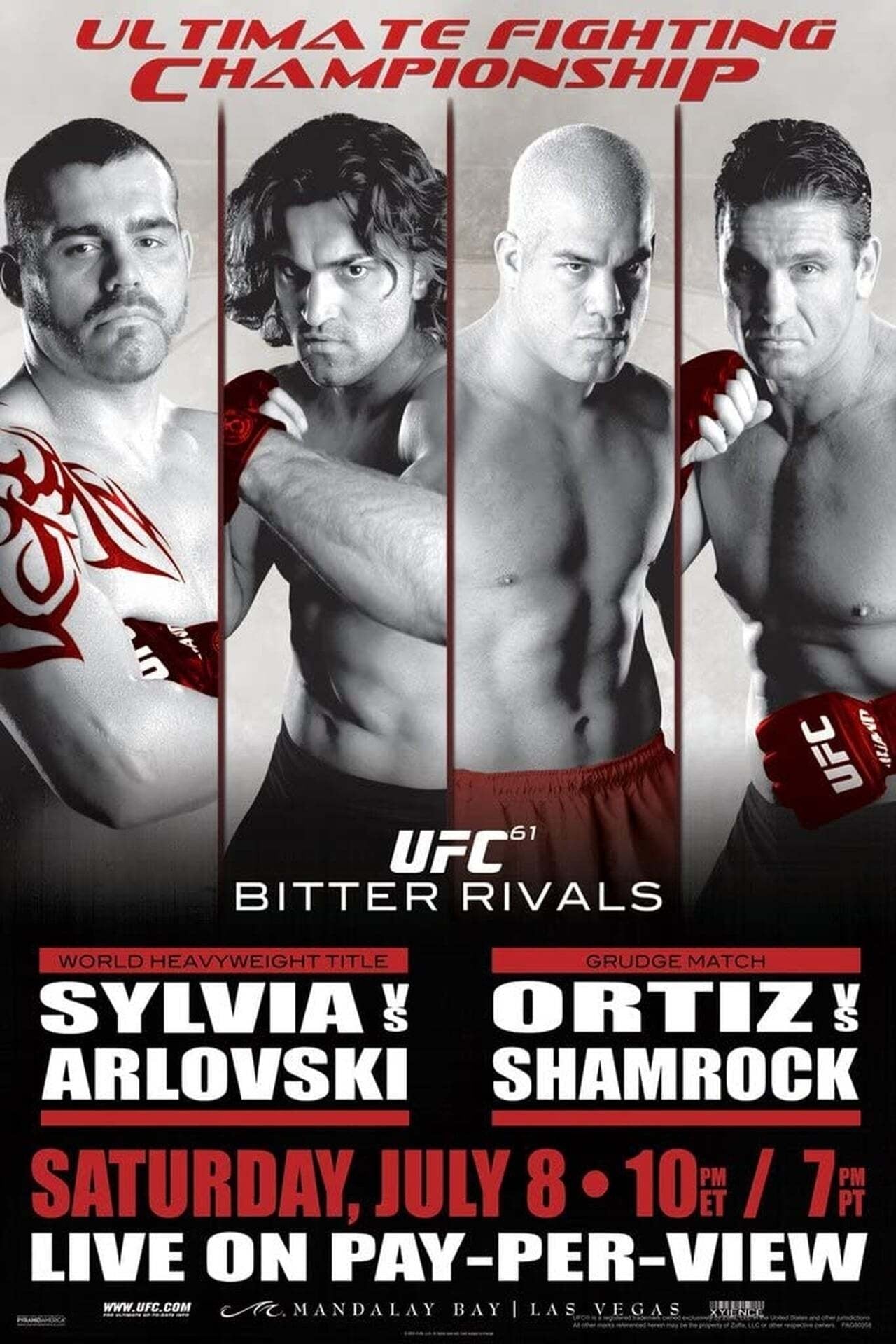 UFC 61 Prelims Poster Print