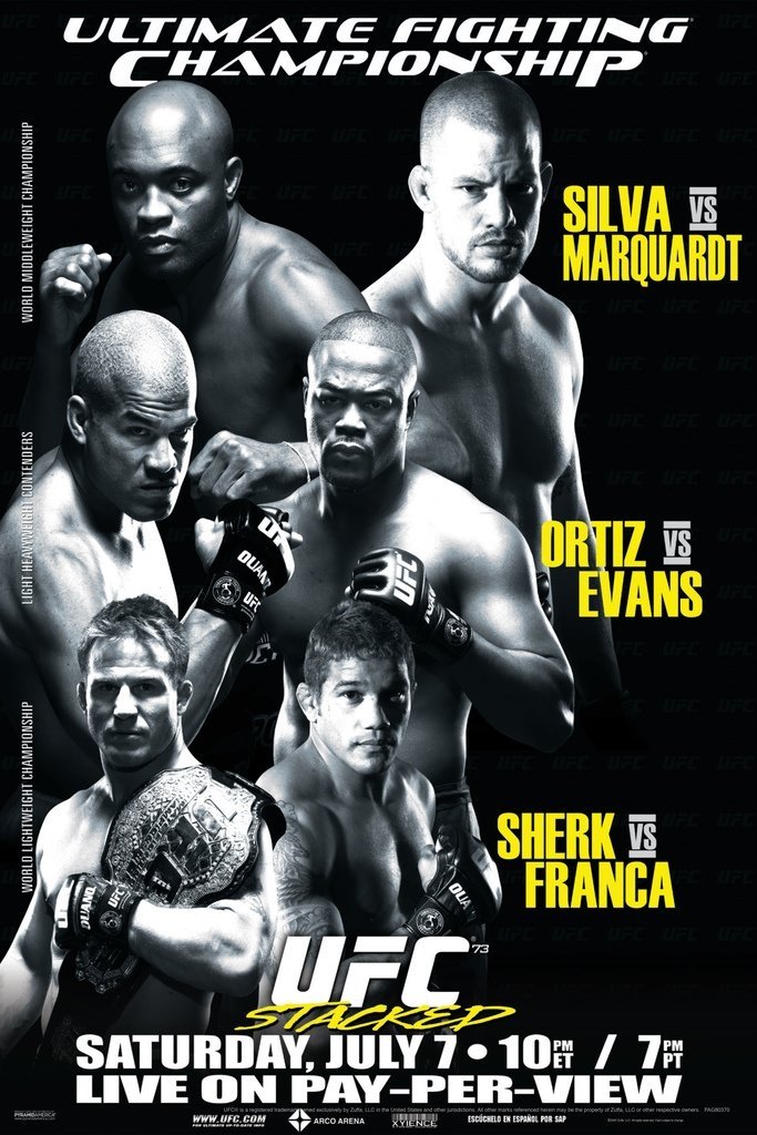 UFC 73 Stacked Poster Print