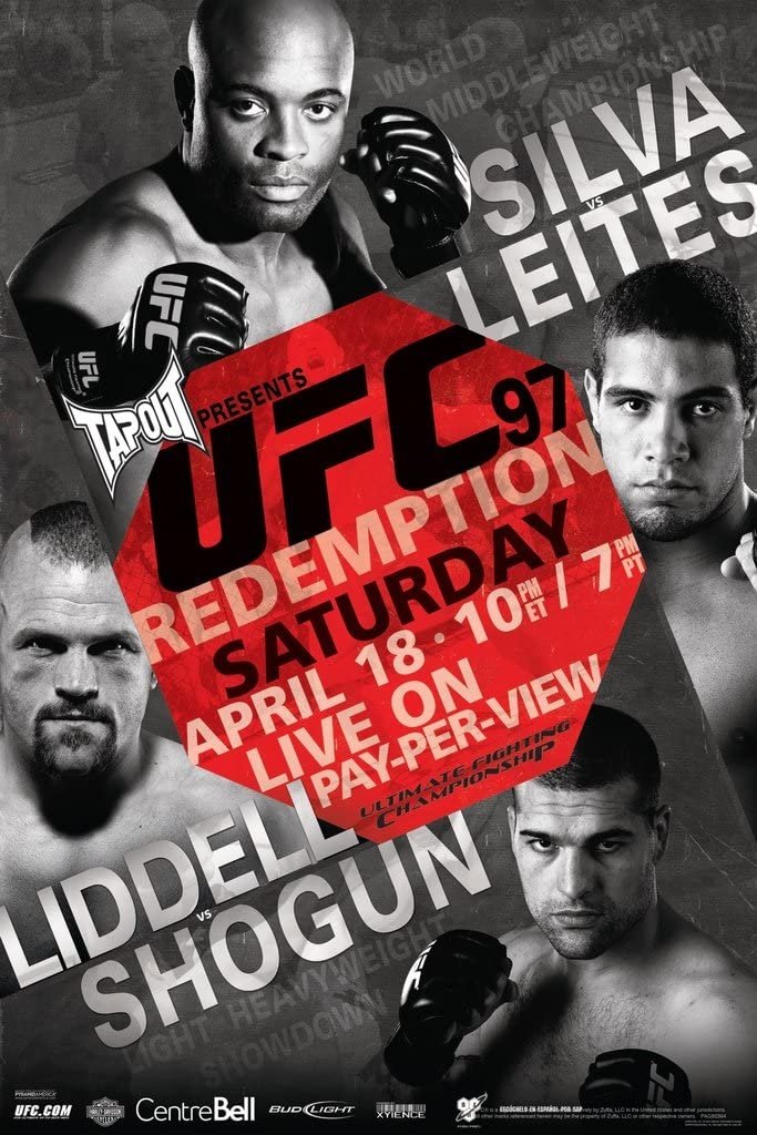 UFC 97 Redemption Poster Print
