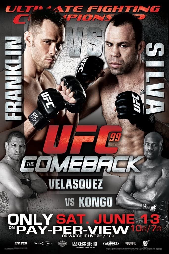 UFC 99 The Comeback Poster Print