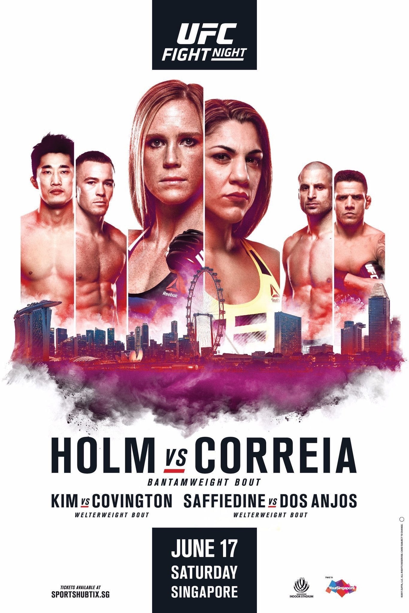 UFC Fight Night 111 Holm Vs. Correia Poster Print