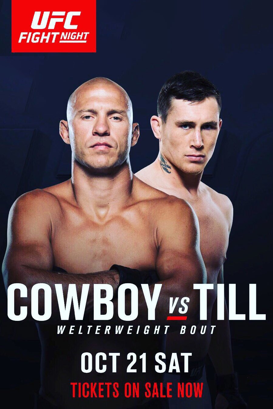 UFC Fight Night 118 Cerrone Vs. Till Poster Print