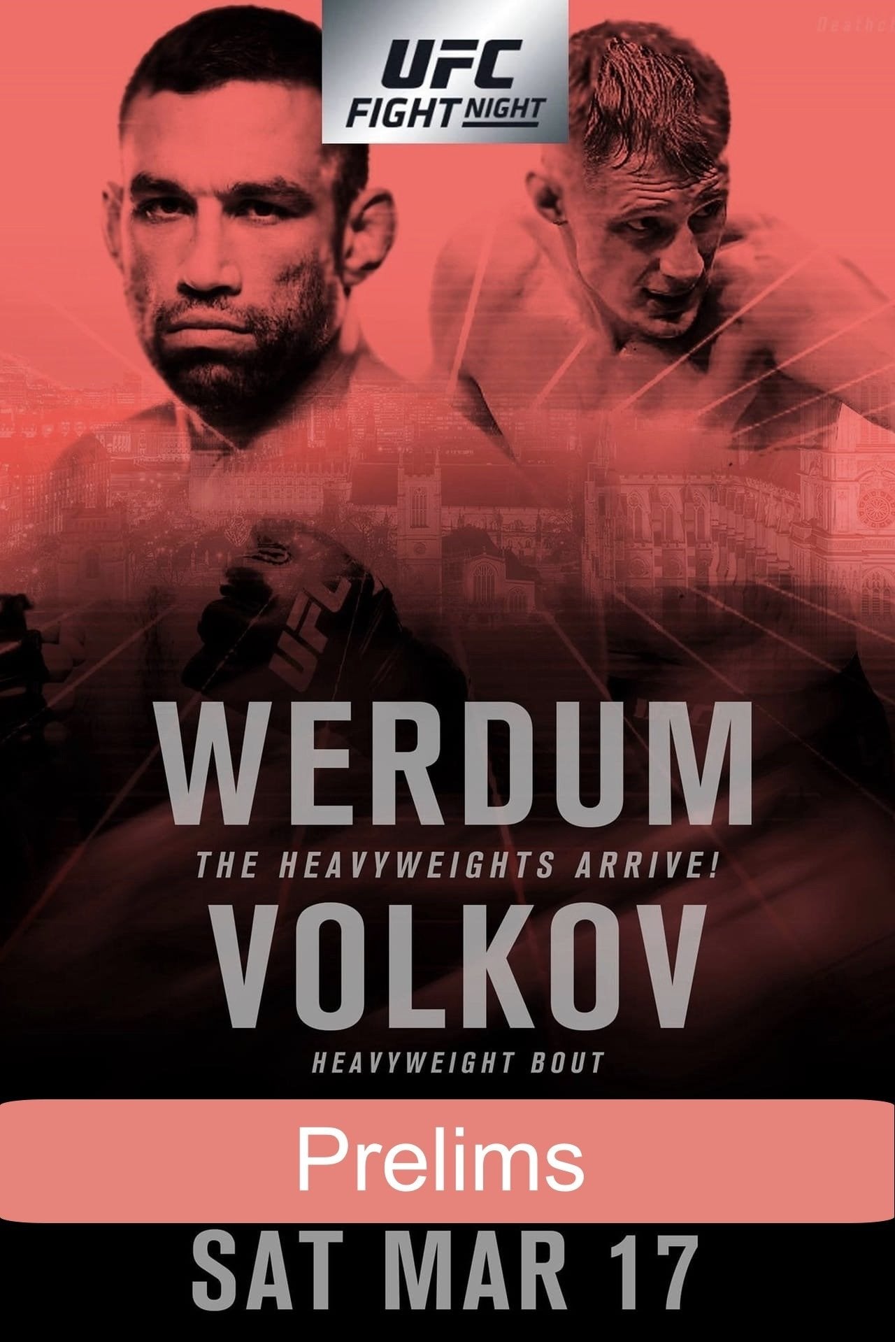 UFC Fight Night 127 Werdum Vs. Volkov Prelims Poster Print