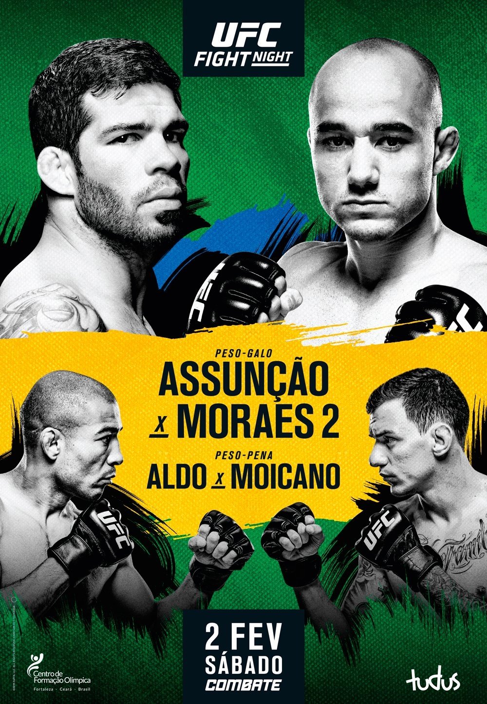 UFC Fight Night 144 Assuncao Vs. Moraes 2 Poster Print