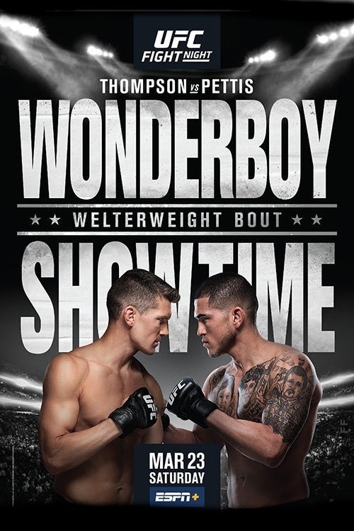 UFC Fight Night 148 Thompson Vs. Pettis Poster Print